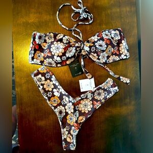 NWT SKATIE bikini in color Byron size XL. Top is Cher, bottoms Mandi